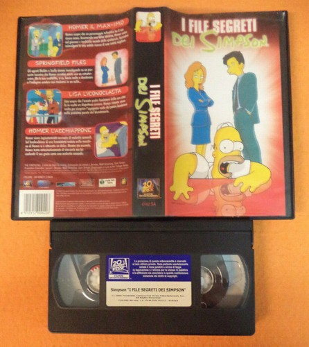 Vhs film file segreti dei - file,